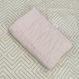 Restoration Hardware Baby & Child Pink Linen Quilt